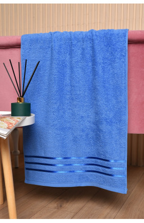 Рушник для обличчя махровий синего кольору 173150C