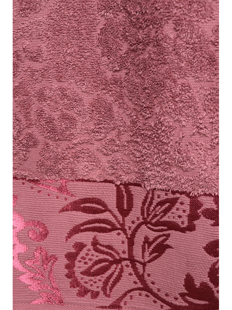 Рушник для обличчя махровий бузкового кольору 173153C