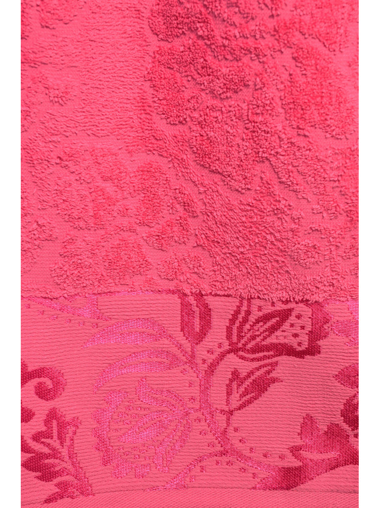Полотенце для лица махровое малинового цвета 173155C