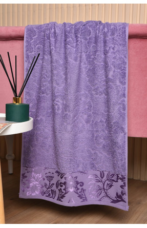 Полотенце для лица махровое фиолетового цвета 173156C