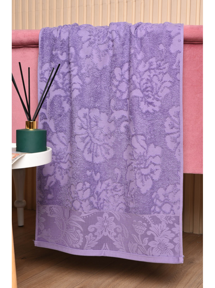 Рушник для обличчя махровий фіолетового кольору 173156C