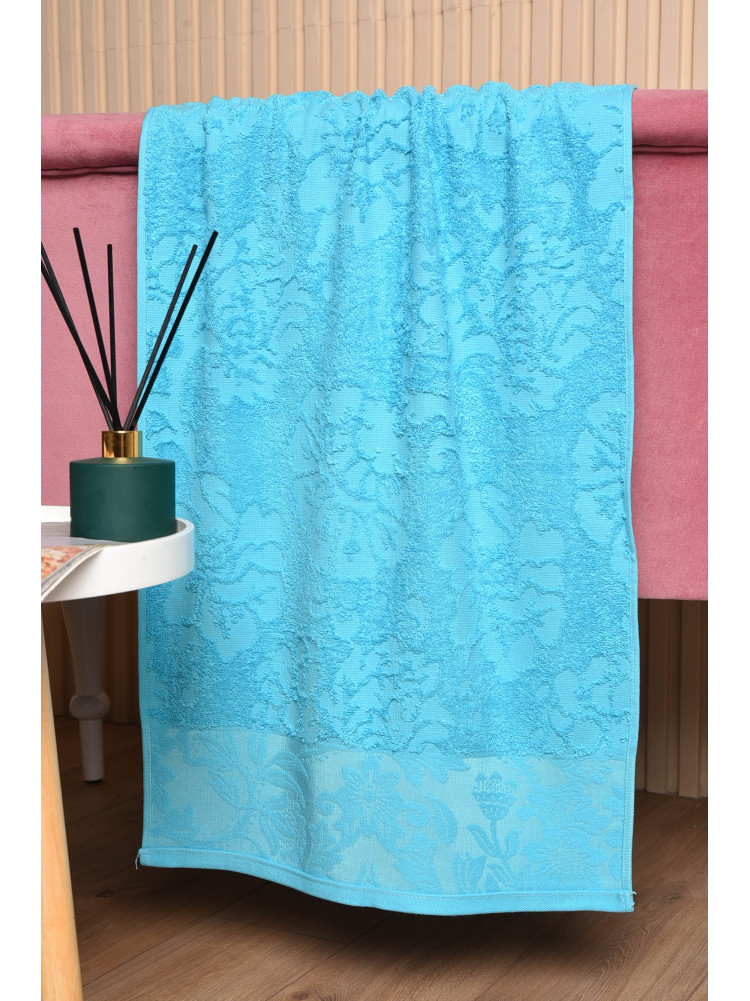 Полотенце для лица махровое голубого цвета 173158C