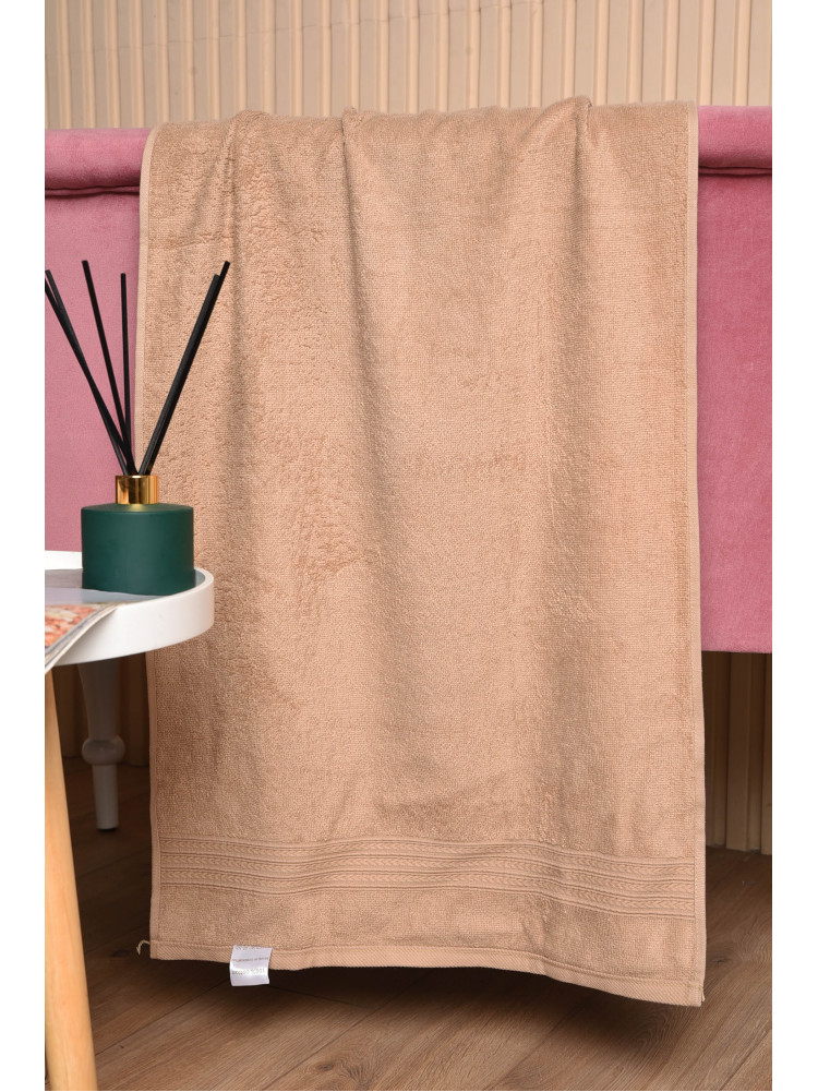 Полотенце для лица махровое бежевого цвета 173171C