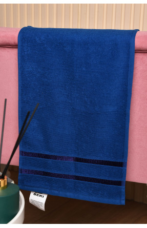 Рушник кухонний махровий синього кольору 173187C