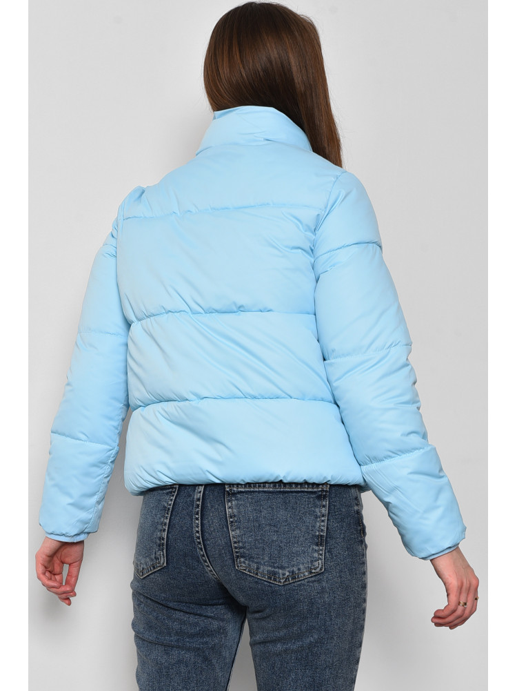 Куртка жіноча демісезонна блакитного кольору 801 173204C