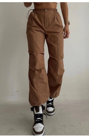 Спортивні штани жіночі коричневого кольору 1644 173334C