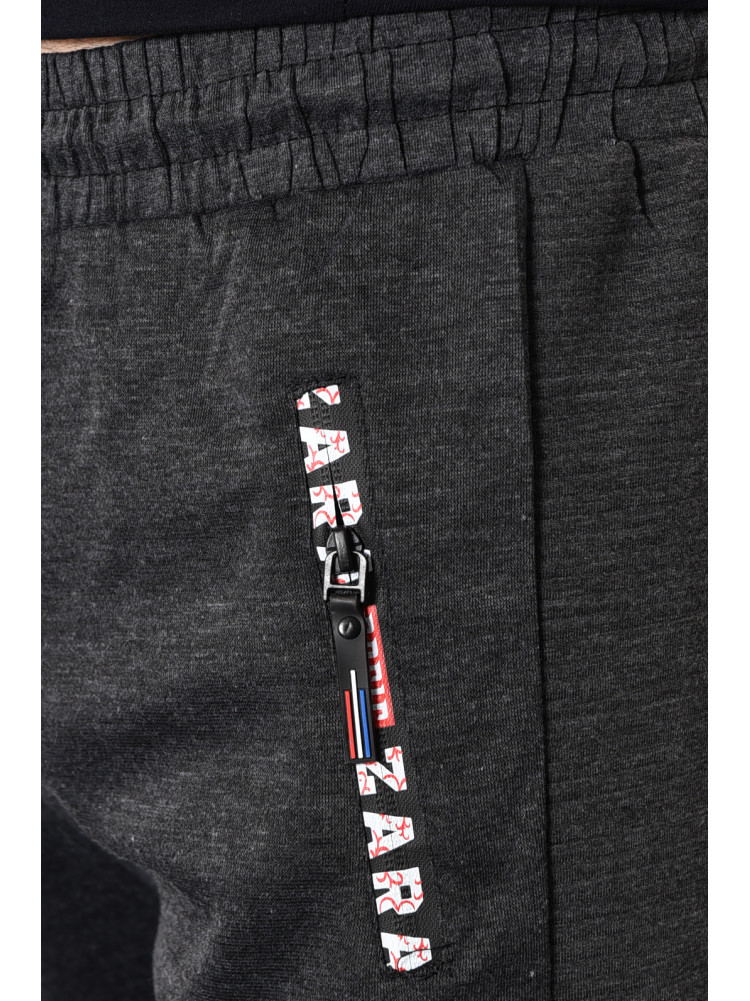 Спортивные штаны мужские темно-серого цвета 501 173387C