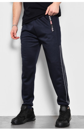 Спортивні штани чоловічі темно-синього кольору 501 173388C