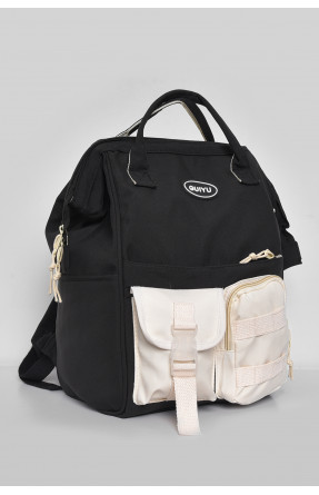 Жіночий рюкзак текстильний чорного кольору 121 173429C
