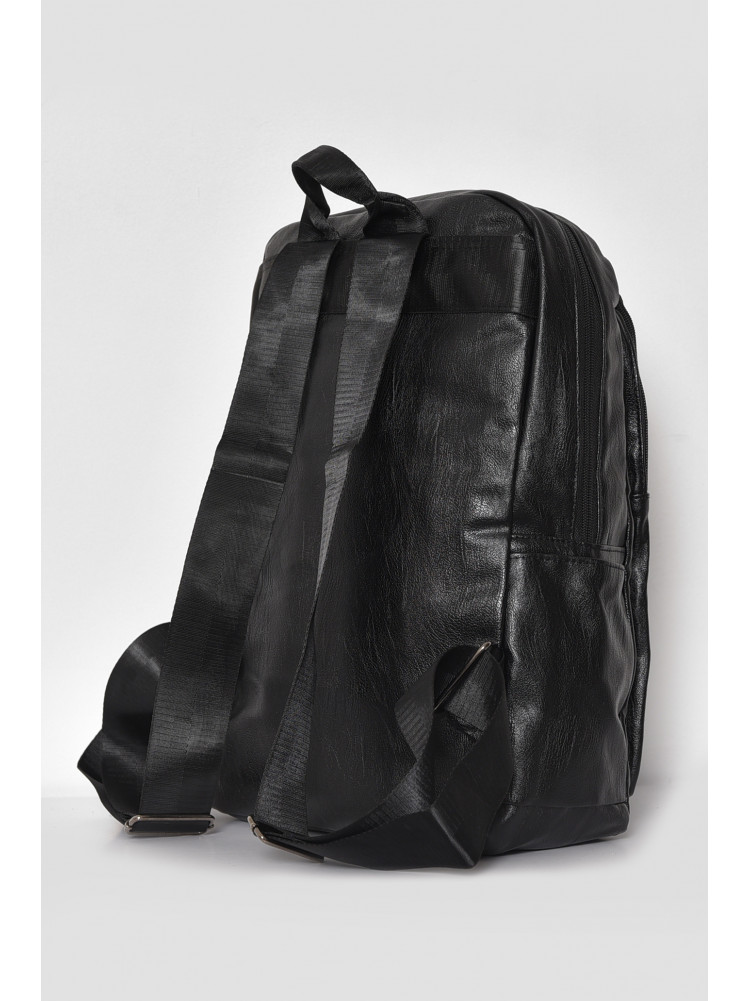 Рюкзак мужской из экокожи черного цвета 450-40 173442C