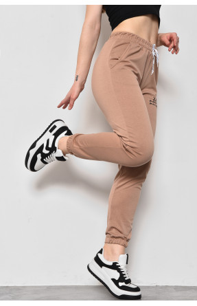 Спортивные штаны женские пудрового цвета 203 173476C