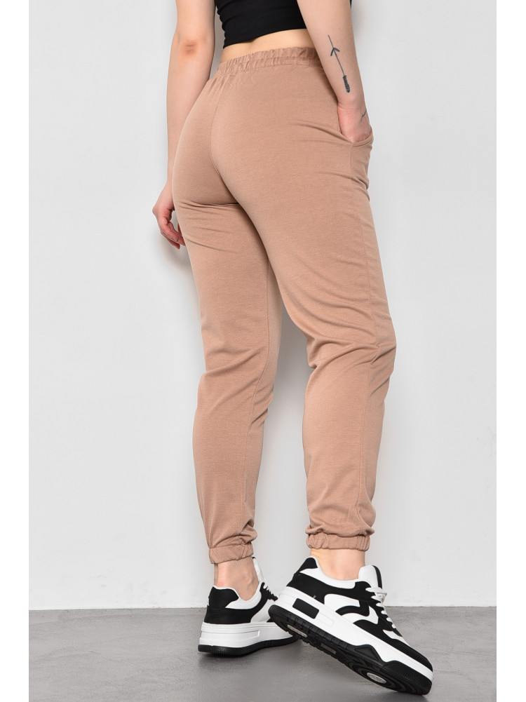 Спортивные штаны женские пудрового цвета 203 173476C