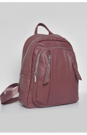 Жіночий рюкзак з екошкіри темно-рожевого кольору 8088-8 173478C