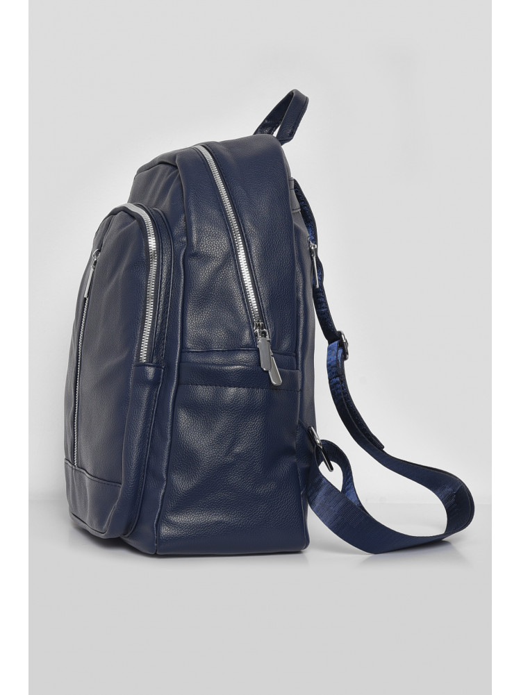 Жіночий рюкзак з екошкіри синього кольору 8080-3 173482C