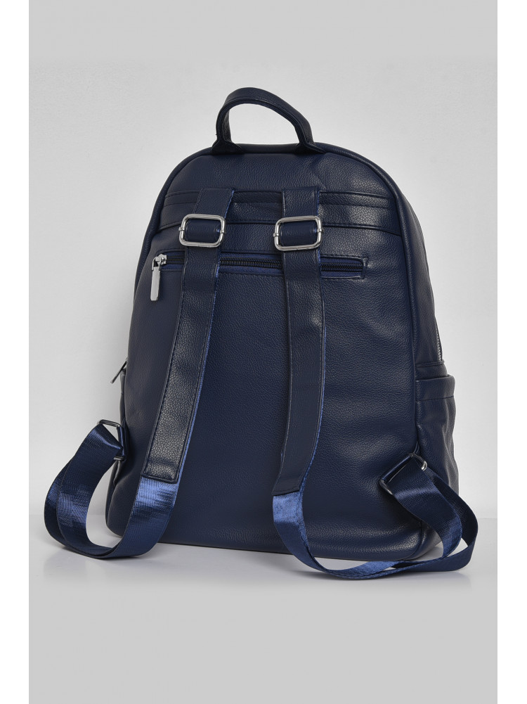 Жіночий рюкзак з екошкіри синього кольору 8080-3 173482C