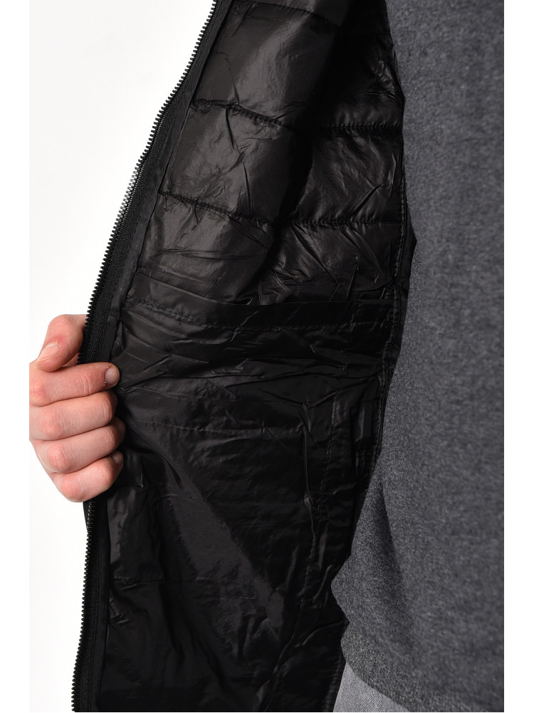 Куртка чоловiча демicезонна чорного кольору 2284 173511C