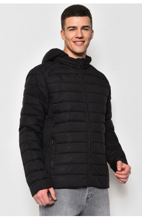 Куртка чоловiча демicезонна чорного кольору 2211 173517C