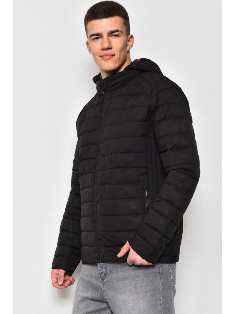 Куртка мужская демисезонная черного цвета 2211 173517C