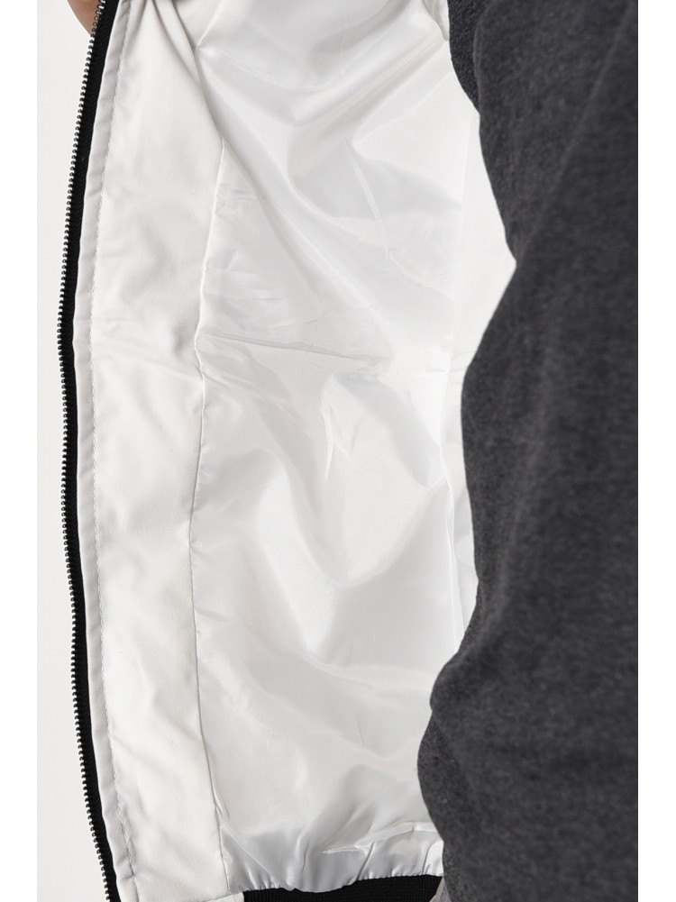 Куртка мужская демисезонная белого цвета 5-9 173533C