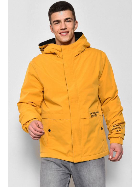 Куртка мужская демисезонная горчичного цвета 9951 173538C