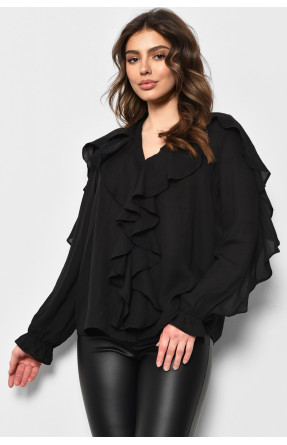 Блуза женская черного цвета 173682C