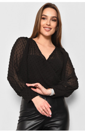 Блуза женская черного цвета 173755C