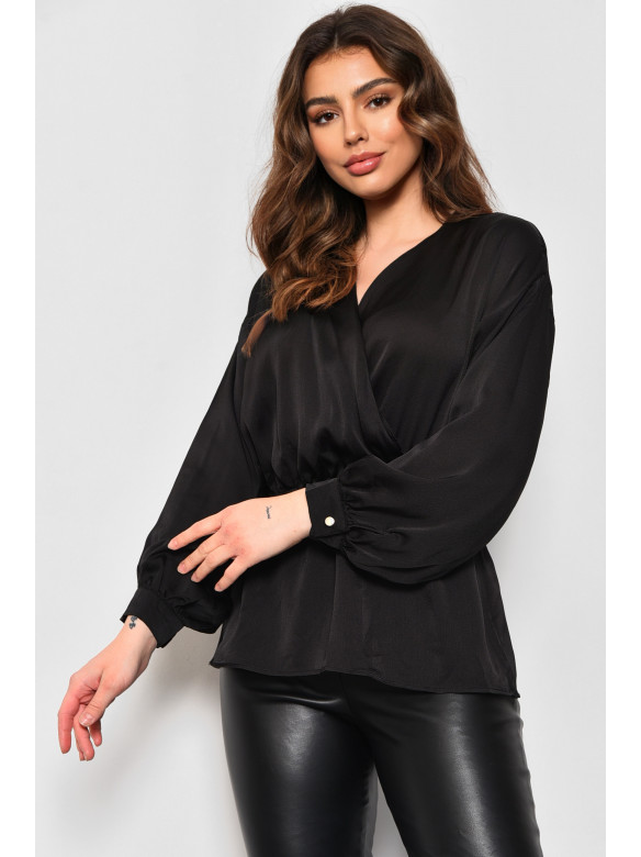 Блуза жіноча чорного кольору 173791C