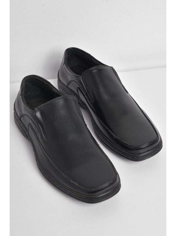 Туфли подросток для мальчика черного цвета 173818C