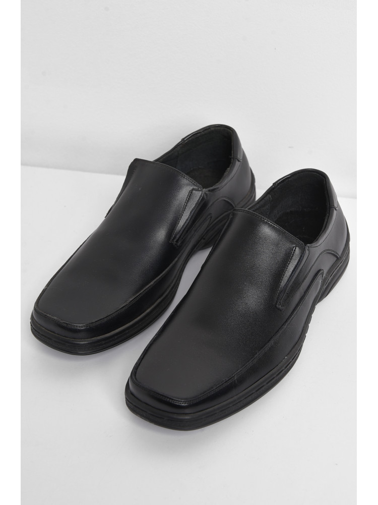Туфлі підліток для хлопчика чорного кольору 173818C