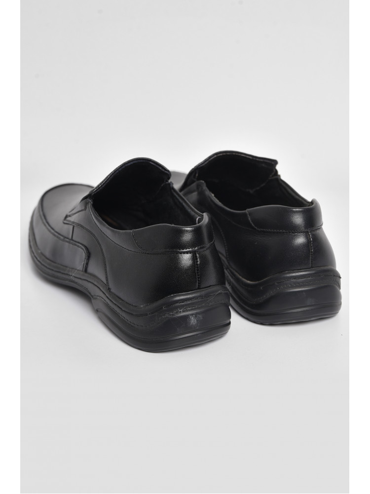 Туфлі підліток для хлопчика чорного кольору 173818C