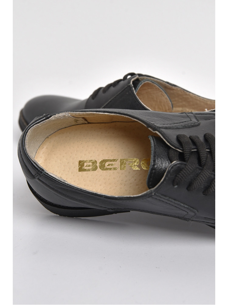 Туфлі підліток для хлопчика чорного кольору 173828C