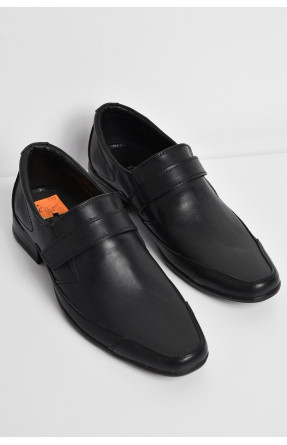 Туфлі підліток для хлопчика чорного кольору 173836C