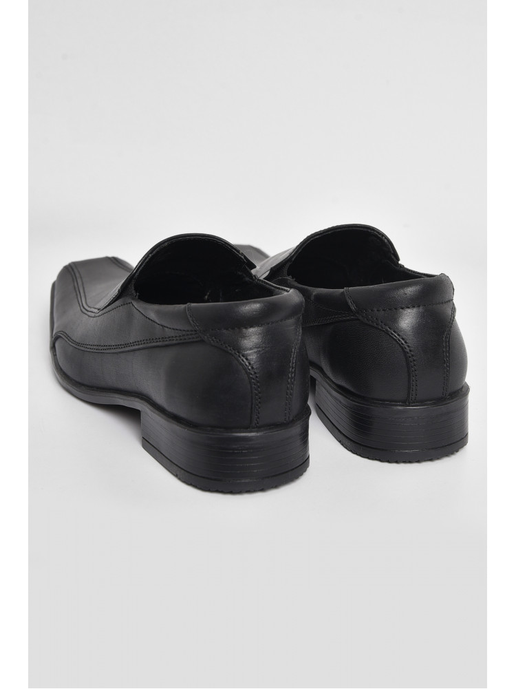 Туфлі підліток для хлопчика чорного кольору 173840C