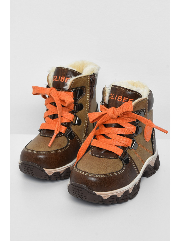 Ботинки детские зима коричневого цвета 173982C