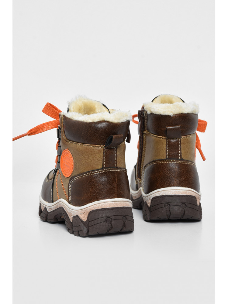 Ботинки детские зима коричневого цвета 173982C