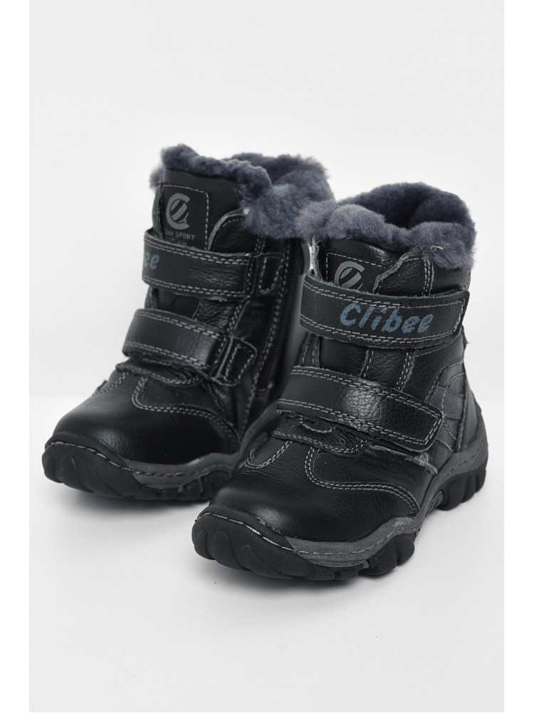 Ботинки детские зима черного цвета 173990C