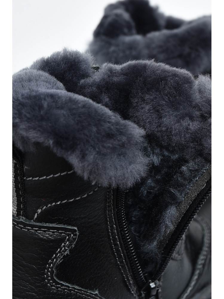 Ботинки детские зима черного цвета 173990C