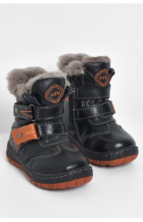 Ботинки детские зима черного цвета 173991C