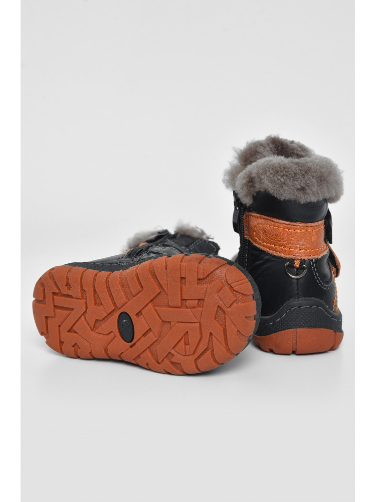 Ботинки детские зима черного цвета 173991C