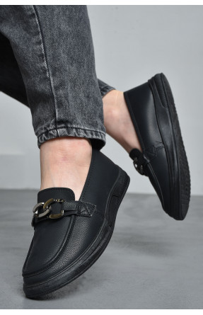 Туфлі-лофери жіночі чорного кольору JН0120-2 174078C