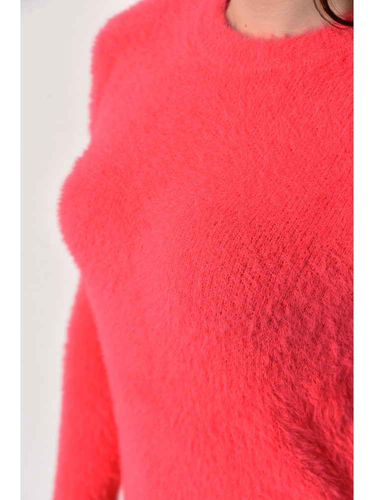 Светр жіночий із ангори рожевого кольору 53217 174179C