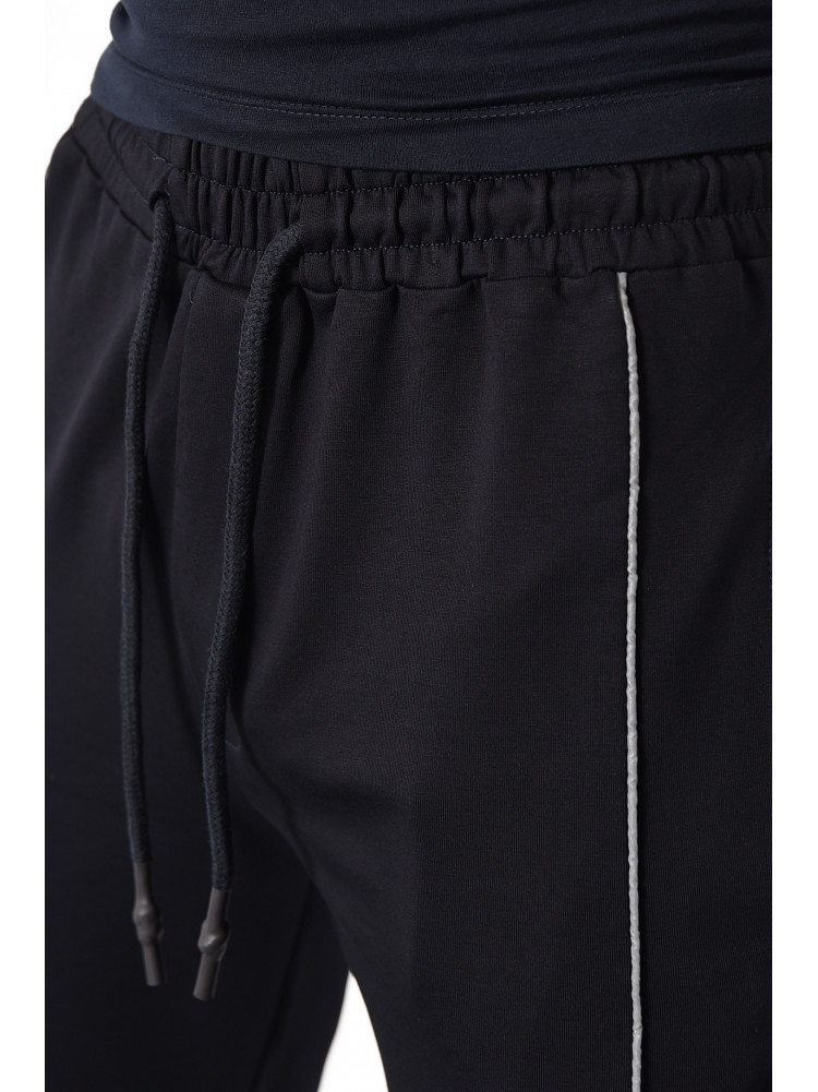 Спортивные штаны мужские темно-синего цвета 007-15 174183C