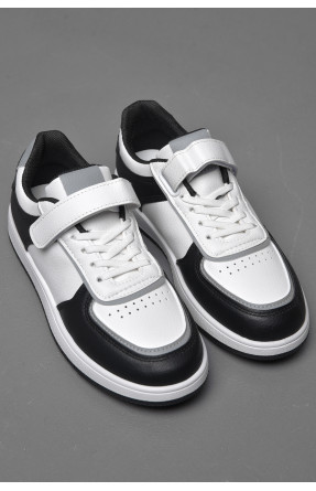 Кросівки дитячі чорно-білого кольору 221-6 174434C