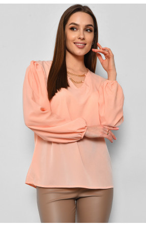 Блузка женская персикового цвета Уценка 2072 174591C