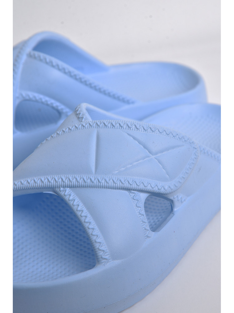 Шльопанці піна жіночі блакитного кольору 174741C