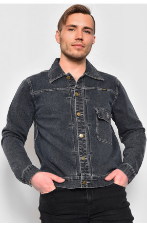 Пиджак мужской джинсовый серого цвета 374В-1 174810C