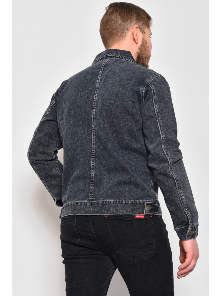Піджак чоловічий джинсовий сірого кольору 374В-1 174810C