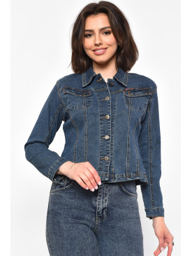 Сорочка жіноча джинсова синього кольору 3001 174945C