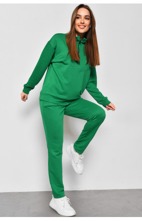 Спортивный костюм женский зеленого цвета 3837 175026C