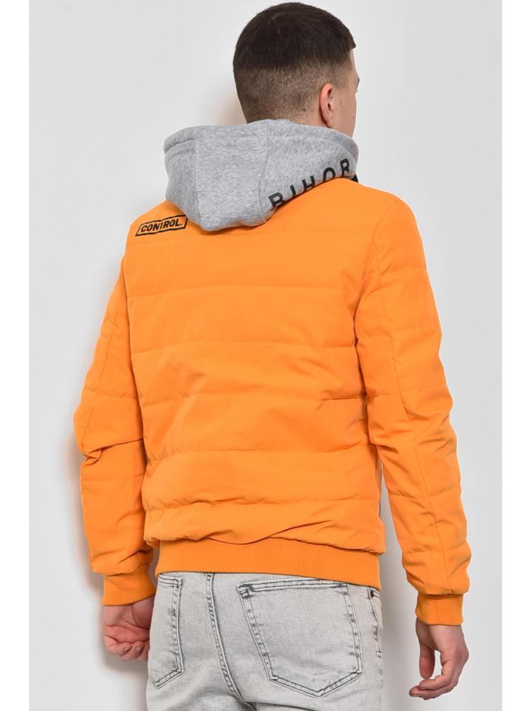 Куртка мужская демисезонная горчичного цвета 058 175155C